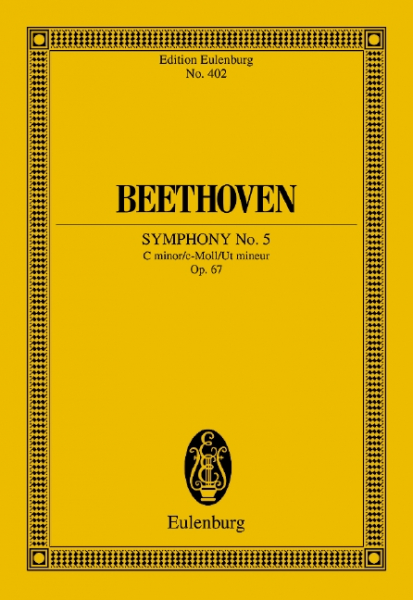 Studienpartitur Sinfonie Nr.5 c-Moll op. 67