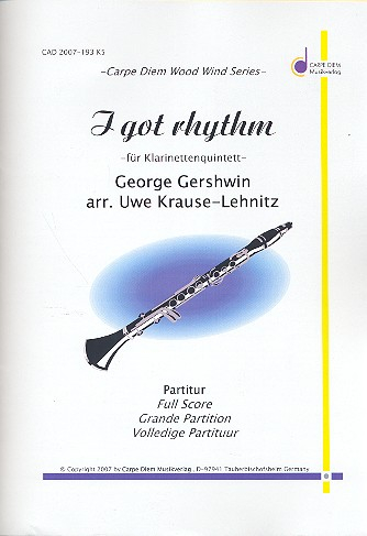 I got Rhythm für 4 Klarinetten und Bassklarinette