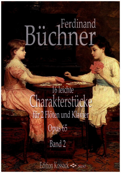 16 leichte Charakterstücke op.65 Band 2 (Nr.9-16) für 2 Flöten und Klavier