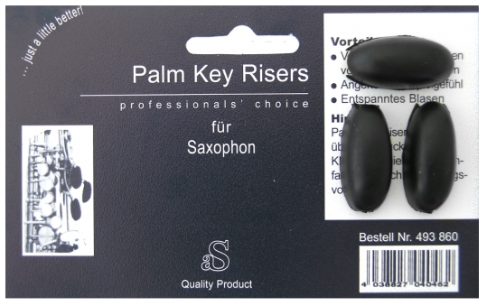 Palm Key Risers für Saxophon aS PKR Sax