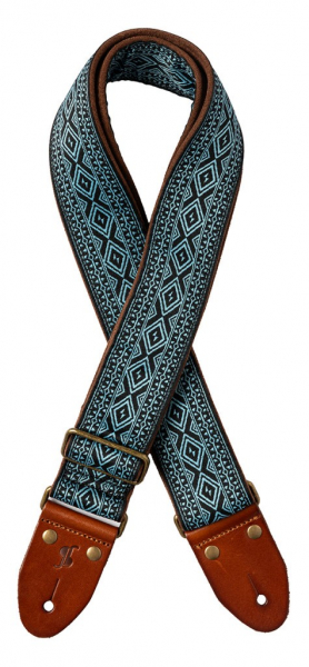 Gitarrengurt Stagg SWO-LOS-BLUE Diamond Blue