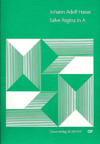 Salve regina A-Dur für Alt, Streichorchester und Orgel