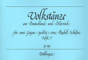 Volkstänze aus Deutschland und Österreich Band 4 für 2 Violinen