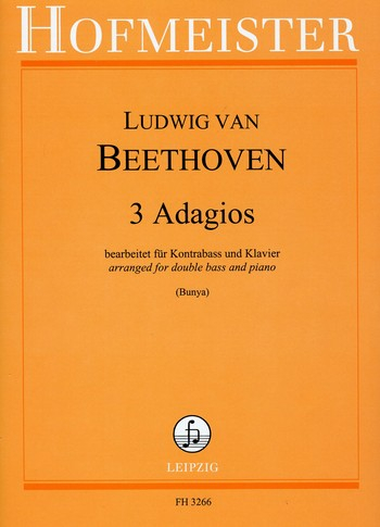 3 Adagios für Kontrabass und Klavier