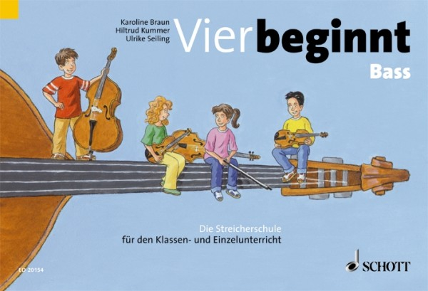 Schott Music Gmbh & Co.kg Kontrabaßschule Vier Beginnt