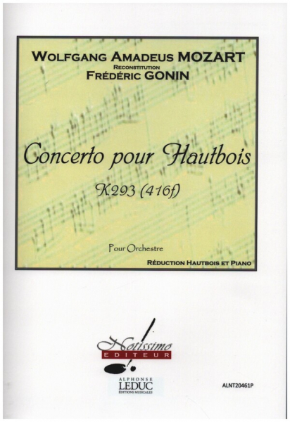Concerto KV293 (416f) pour hautbois et orchestre