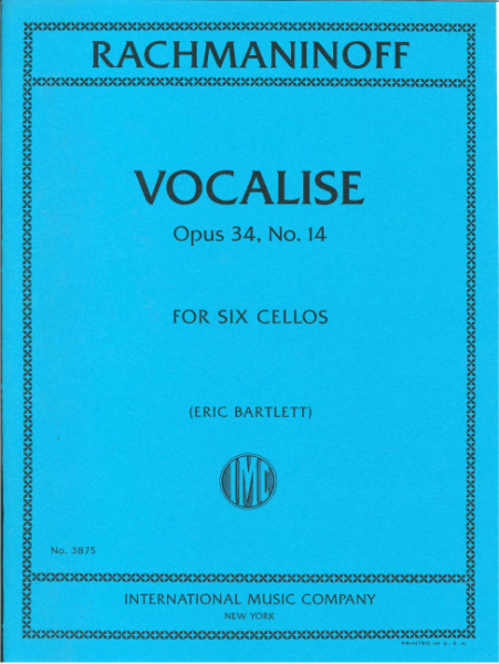 Vocalise for 6 cellos