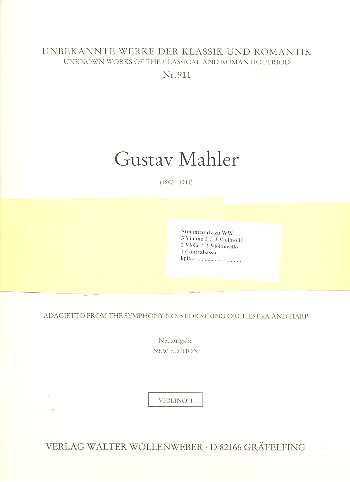 Adagietto aus der Sinfonie Nr.5 für Streichorchester und Harfe