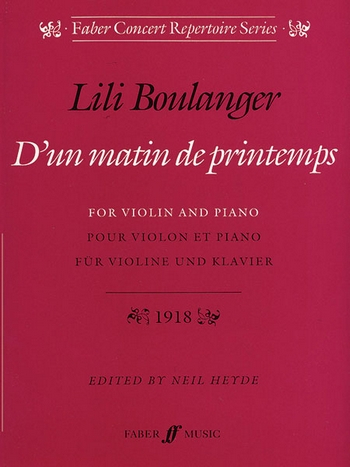 D&#039;un matin de printemps für Violine und Klavier