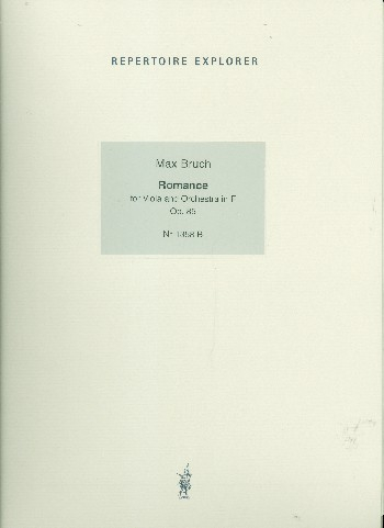 Romanze F-Dur op.85 für Viola und Orchester für Viola und Klavier