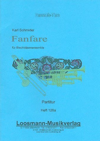 Fanfare für 6 Blechbläser (3 Trompeten und 3 Posaunen/Ensemble)