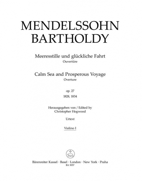 Meeresstille und glückliche Fahrt op.27 für Orchester