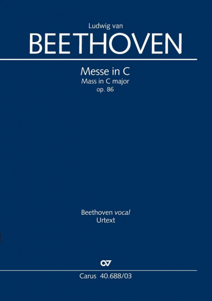 Messe C-Dur op.86 für Soli, gem Chor und Orchester