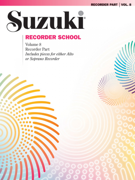 Suzuki Recorder School vol.8 for recorder (S/A)