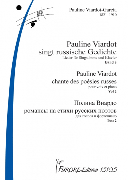 Pauline Viardot singt russische Gedichte Band 2 für Singstimme und Klavier