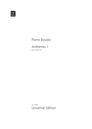 Anthèmes pour violon