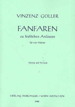 Fanfaren zu festlichen Anlässen für 4 Hörner