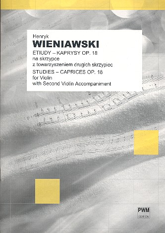 Etudes caprices op.18 for 2 violins