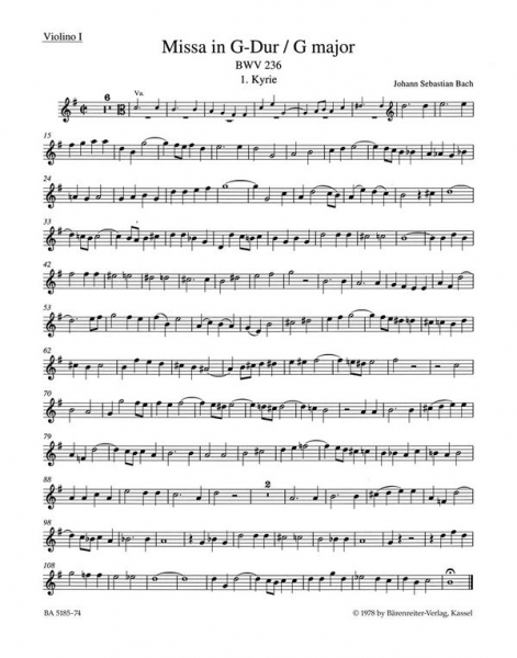 MISSA G-DUR FUER SOLI SATB, CORO SATB, 2 OBOI, 2 VIOLINI, VIOLA UND