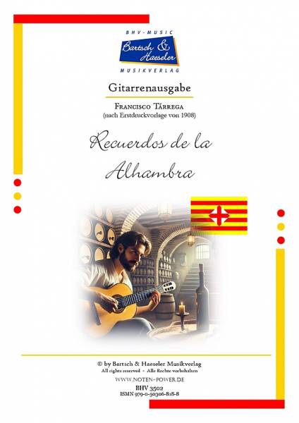 Recuerdos de la Alhambra für Gitarre