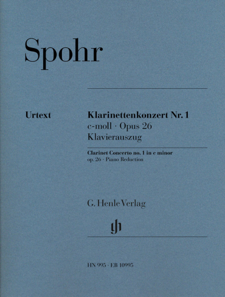 Konzert c-Moll Nr.1 op.26 für Klarinette und Orchester für Klarinette und Klavier