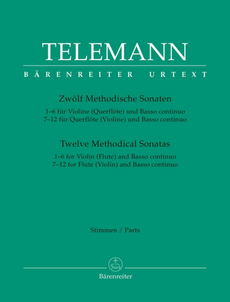 12 methodische Sonaten für Flöte und Bc