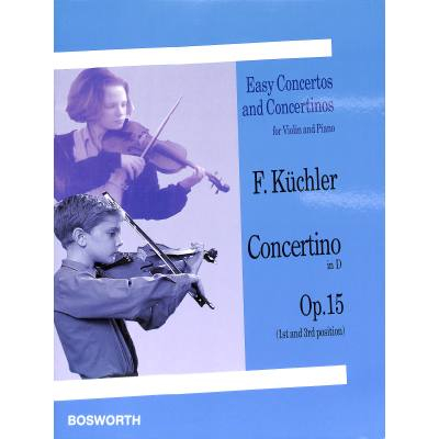 Spielbuch für Violine Concertino D-Dur op. 15