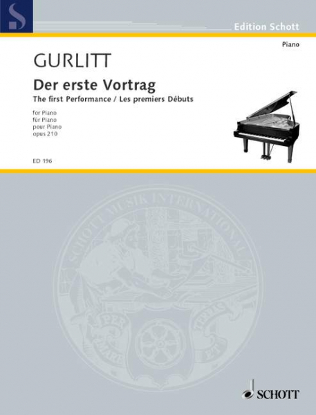 Der erste Vortrag op. 210 für Klavier