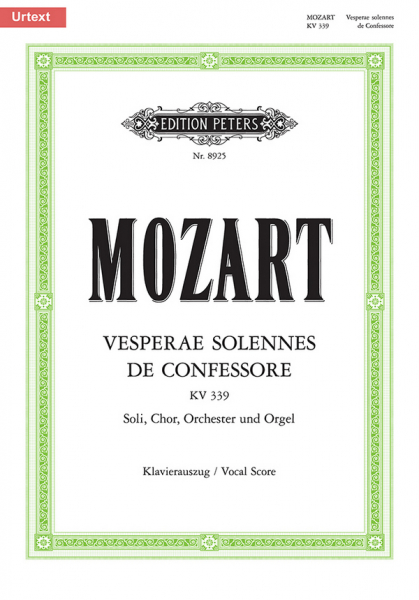 Vesperae solennes de confessore KV339 für Soli, Chor, Orchester und Orgel
