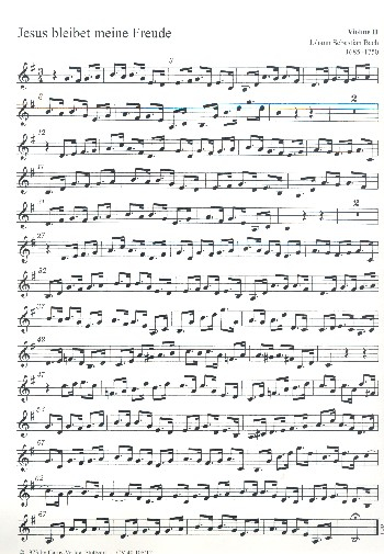 Jesus bleibet meine Freude Choral aus BWV147 für Chor und Orchester