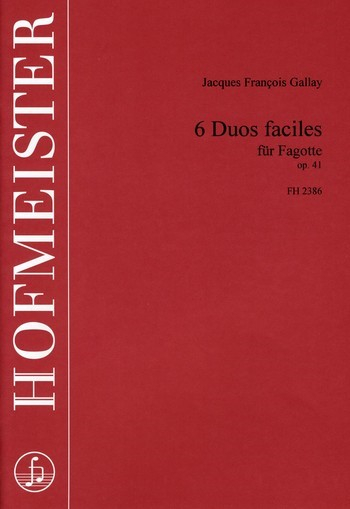 6 Duos faciles op.41 für 2 Fagotte