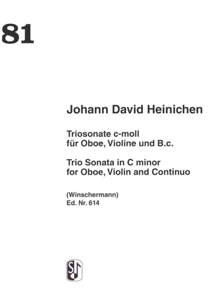 Triosonate c-Moll für Oboe, Violine und Bc