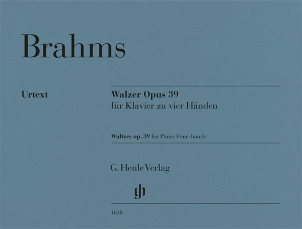 Klavier zu vier Händen Walzer op. 39