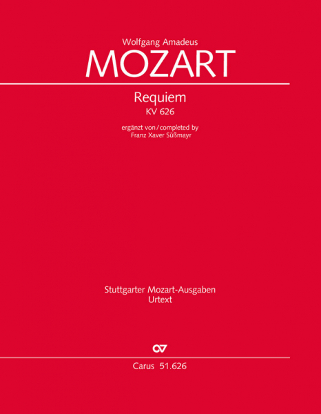 Requiem d-Moll KV626 für Soli, gem Chor und Orchester