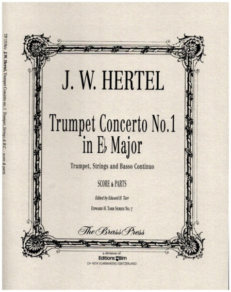 Trumpet Concerto No.1 in Eb Major for trumpet, strings and Bc