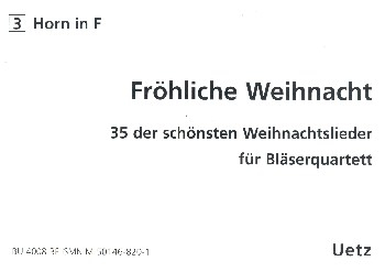 Fröhliche Weihnacht für 4 Blechbläser (Ensemble)