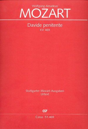 Davide penitente KV469 für Soli, gem Chor und Orchester