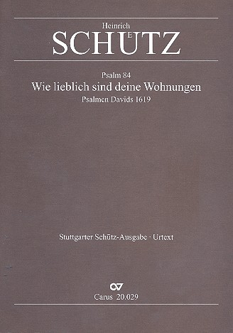 Wie lieblich sind deine Wohnungen für gem Chor und Bc