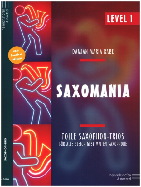 Saxomania Level 1 (+mp3-Download) für 3 Saxophone