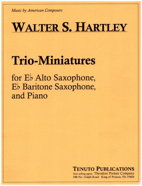 Trio-Miniatures for alto saxophone, baritone saxophone and piano