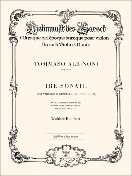 3 Sonaten für Violine und Klavier