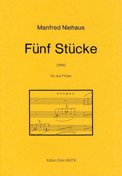 5 Stücke für 3 Flöten (1994) Spielpartitur
