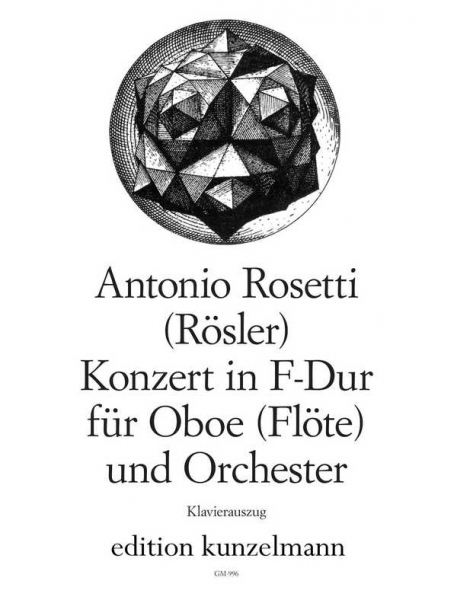 Konzert F-Dur für Oboe (Flöte) und Orchester