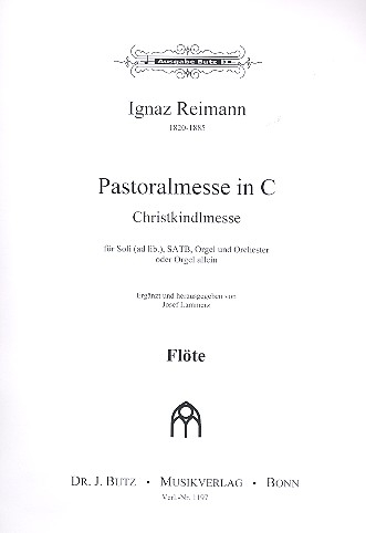 Pastoralmesse C-Dur für Soli, gem Chor und Orgel (Orchester ad lib)