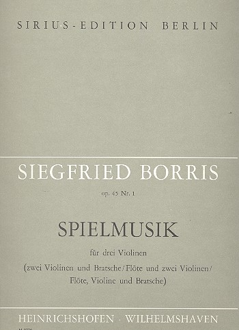 Spielmusik op.45,1 für 3 Violinen