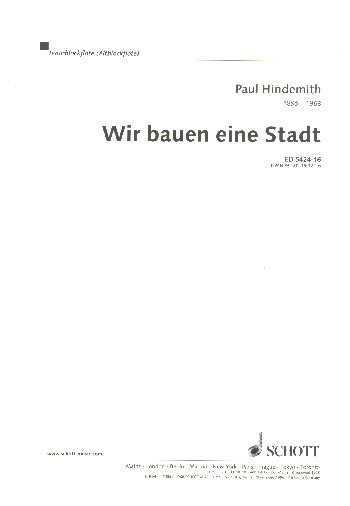 Wir bauen eine Stadt für Kinderchor (SMez), Melodie-Instrumente und Schlagwerk