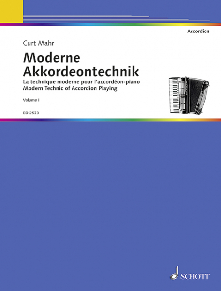 Moderne Akkordeontechnik Band 1 für Akkordeon