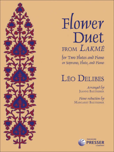 Flower Duet from Lakme for 2 flutes and piano