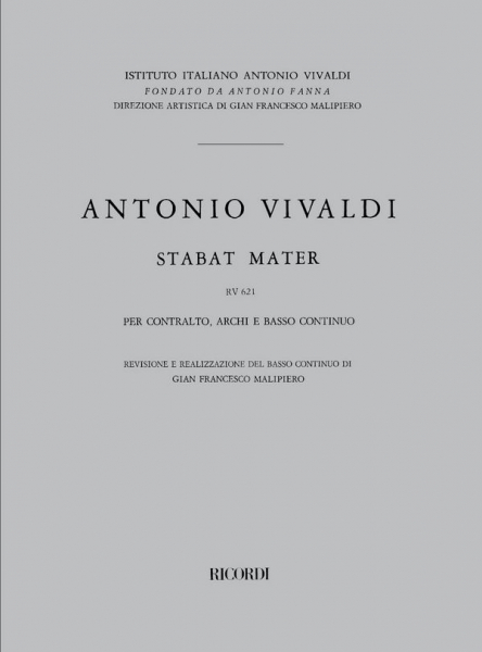 Stabat Mater RV621 per contralto, archi e Bc