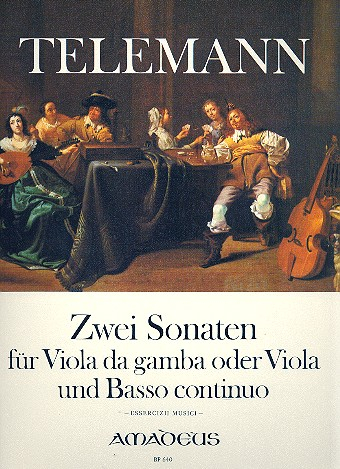 2 Sonaten für Viola da gamba (Viola) und BC